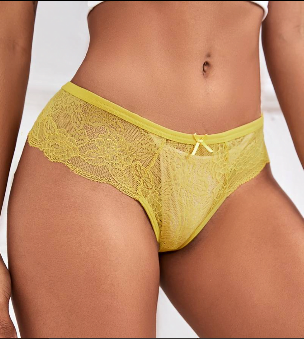 Culotte String Dentelle Femme Yamelia Lingerie