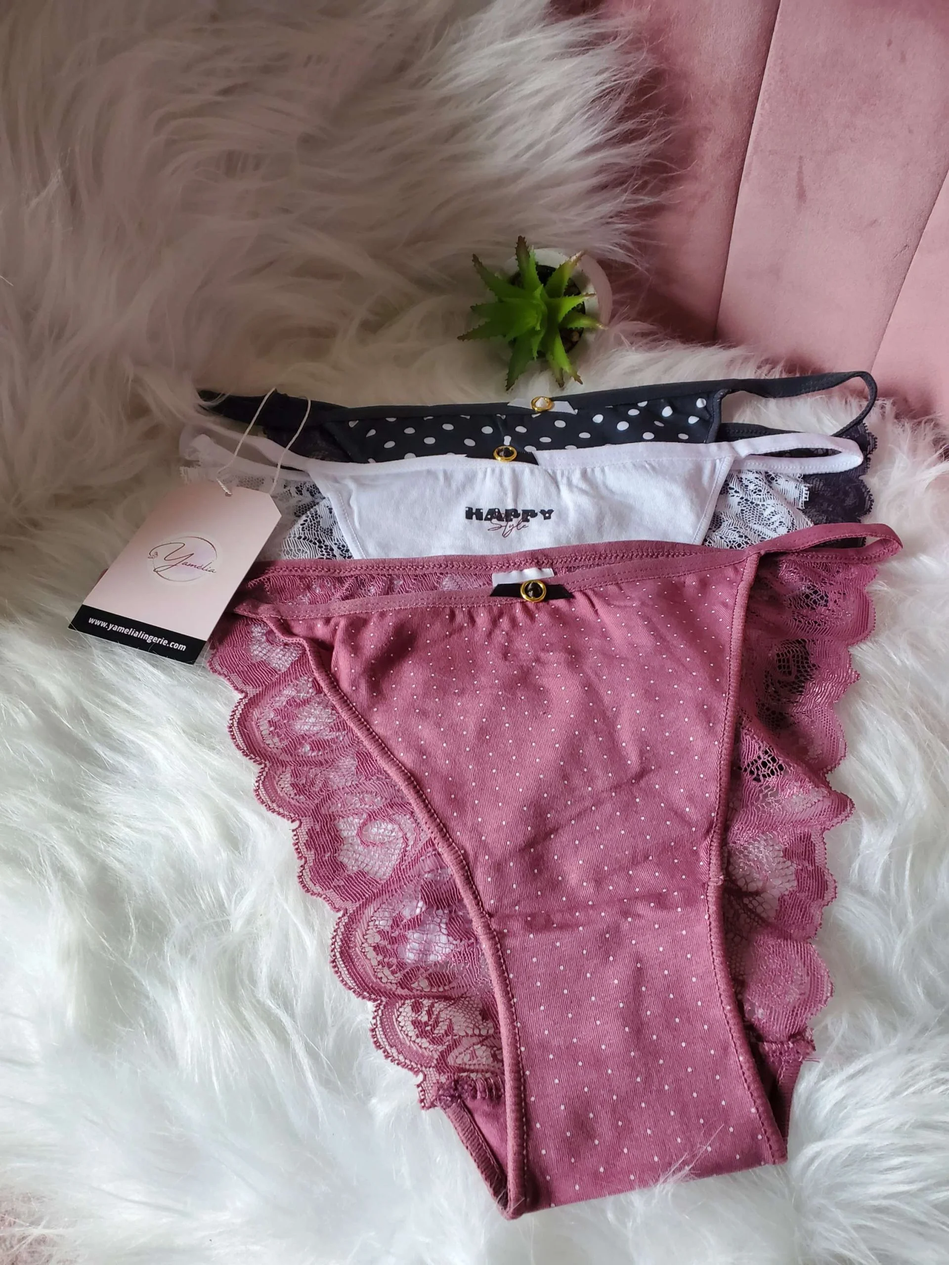 Lots De 3 Slips Sexy Féminin – Image 5