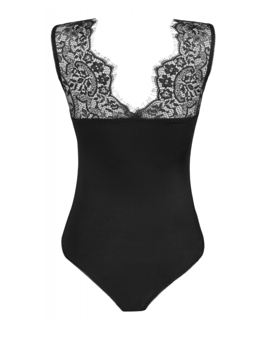 Culotte en dentelle florale - Noir Dim | 3 SUISSES