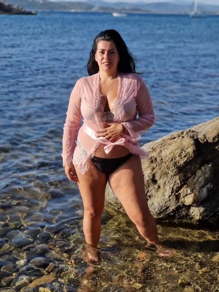 Ensemble Nuisette En Dentelle Rose