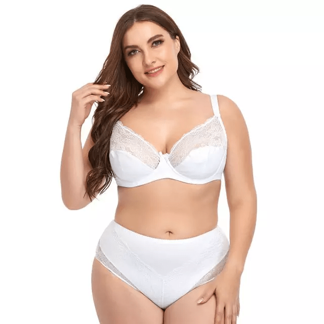 Ensemble Soutien-gorge Et Culotte Sans Armatures - Bralette Confortable En Dentelle Pour Femme