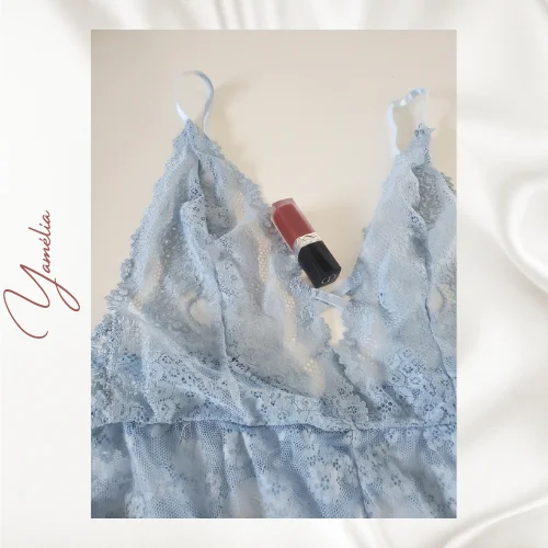 Body Femme Transparent en Dentelle Fleurie : Élégance et Séduction – Image 7
