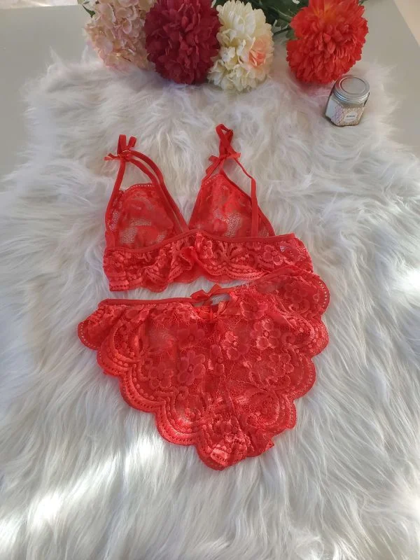 Ensemble lingerie soutien-gorge 90D + culotte - Prêt-à-Porter