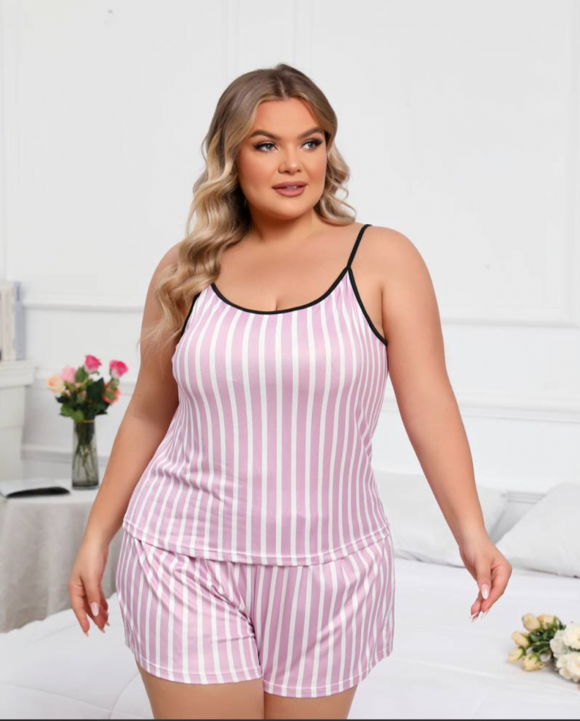 Ensemble Pyjama Femme - Taille M/38-40 - Couleur Gris Bleu - Occasion Très Bon état (TBE)