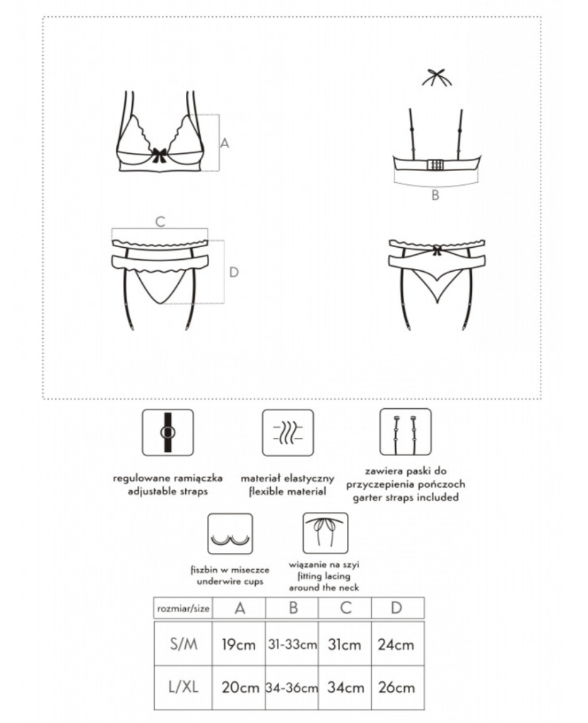 Ensemble deux pièces en dentelle rouge - MAPALE - Lingerie/Ensembles