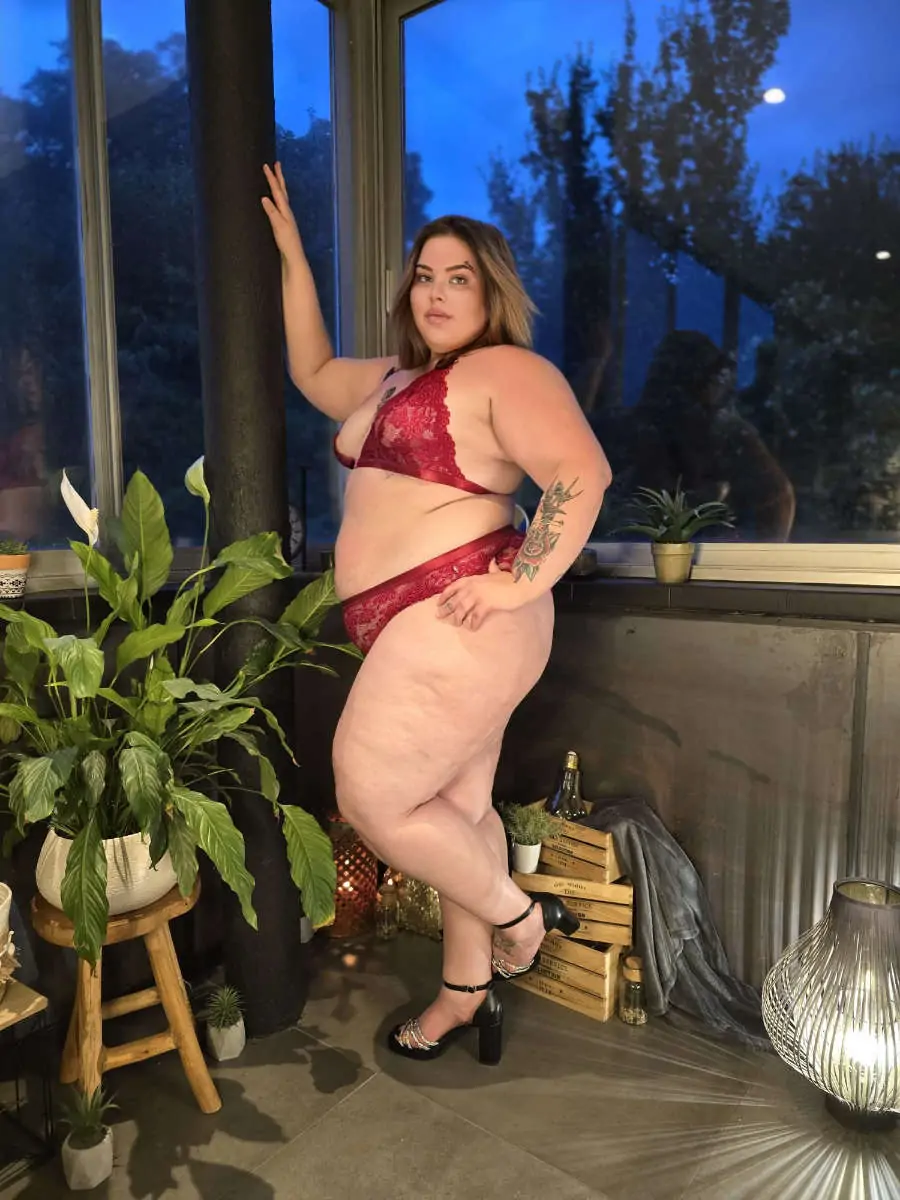 ENSEMBLE DE LINGERIE ROMANTIQUE GRANDE TAILLE 5 Yamelia Lingerie