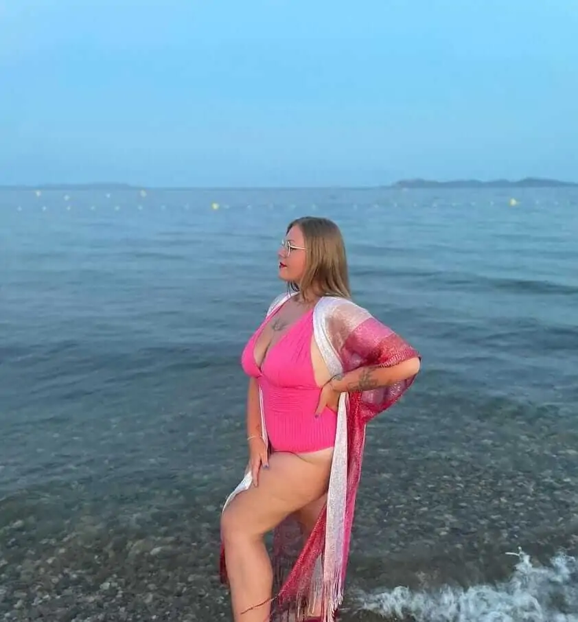 Robe De Plage Transparente Bicolore